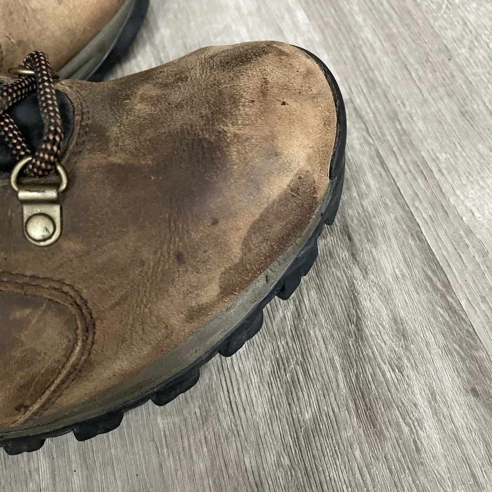 Timberland Mt. Maddsen‎ Hiking Boots Brown Leather Men's Size 9.5